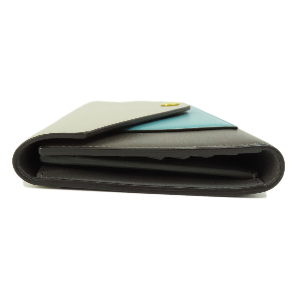 Celine Tri Folded Multi Function Fold Wallet Leat… - image 3